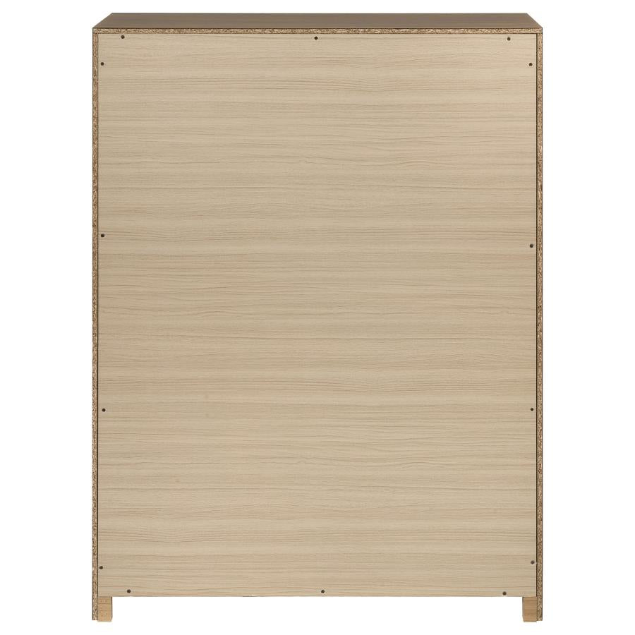 Etienne 5-drawer Bedroom Chest of Drawers Walnut