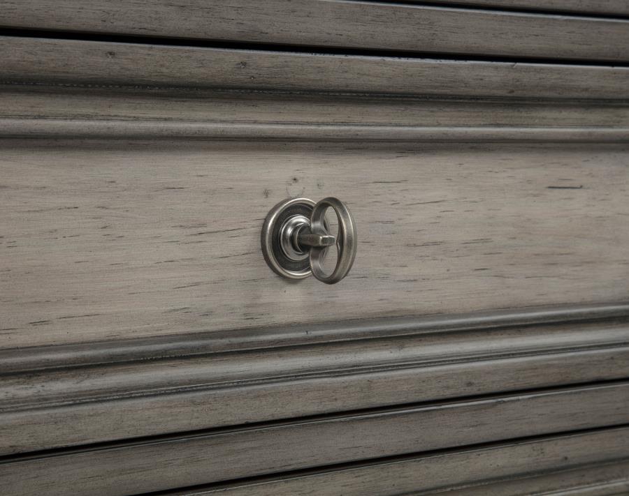Cresswell 4-piece California King Storage Bedroom Set Weathered Taupe