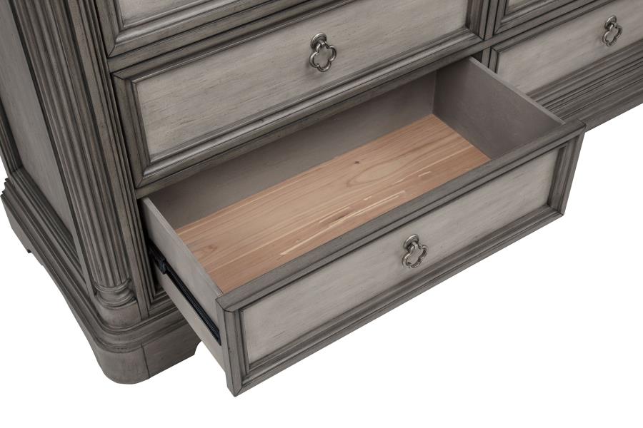 Cresswell 4-piece California King Bedroom Set Weathered Taupe