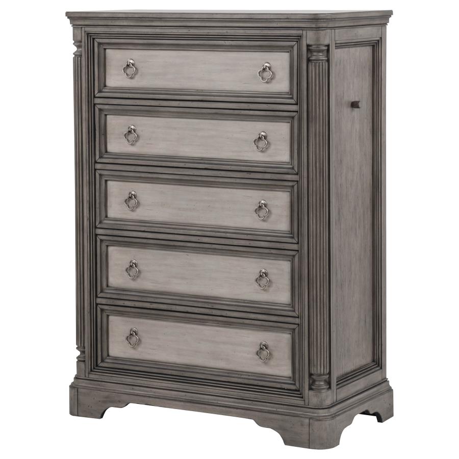 Cresswell 5-piece California King Bedroom Set Weathered Taupe