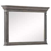 Cresswell Rectangular Dresser Mirror Weathered Taupe