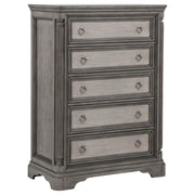 Cresswell 5-drawer Chest of Drawers Weathered Taupe