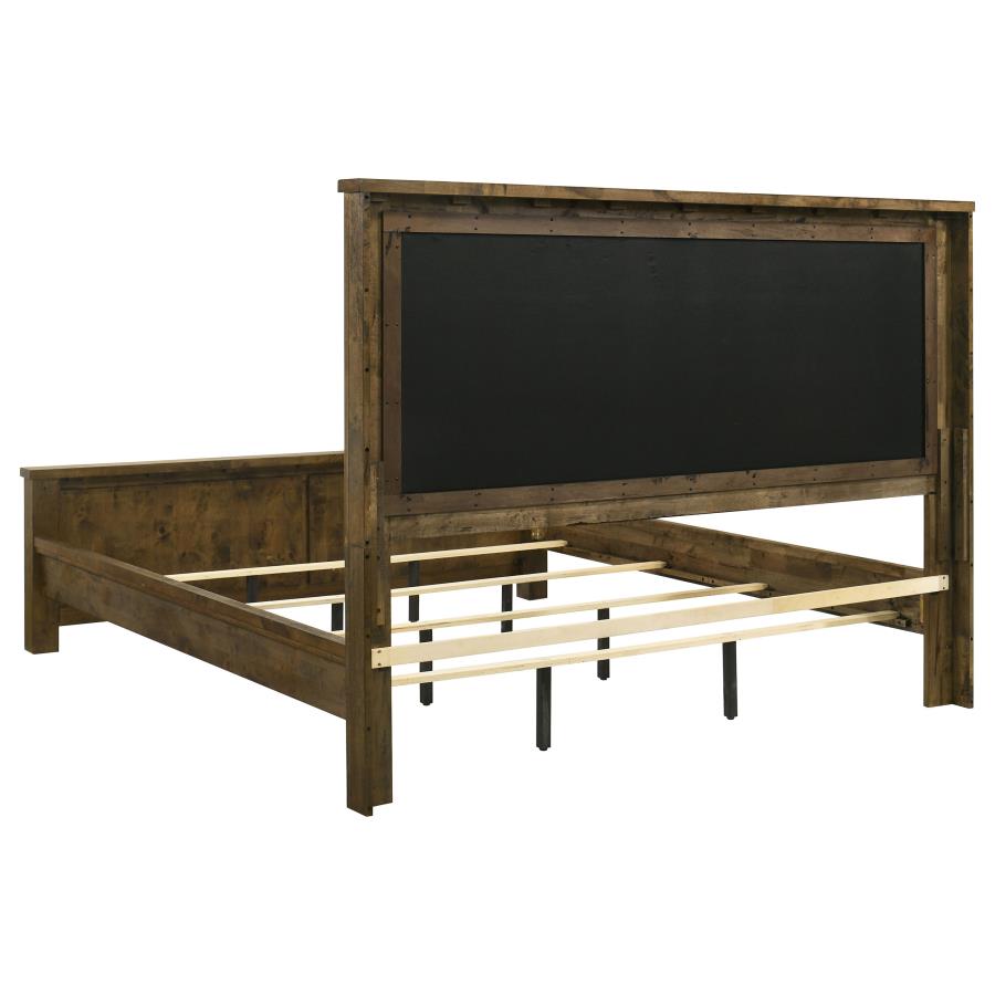 Doherty 4-piece Eastern King Bedroom Set Rustic Brown