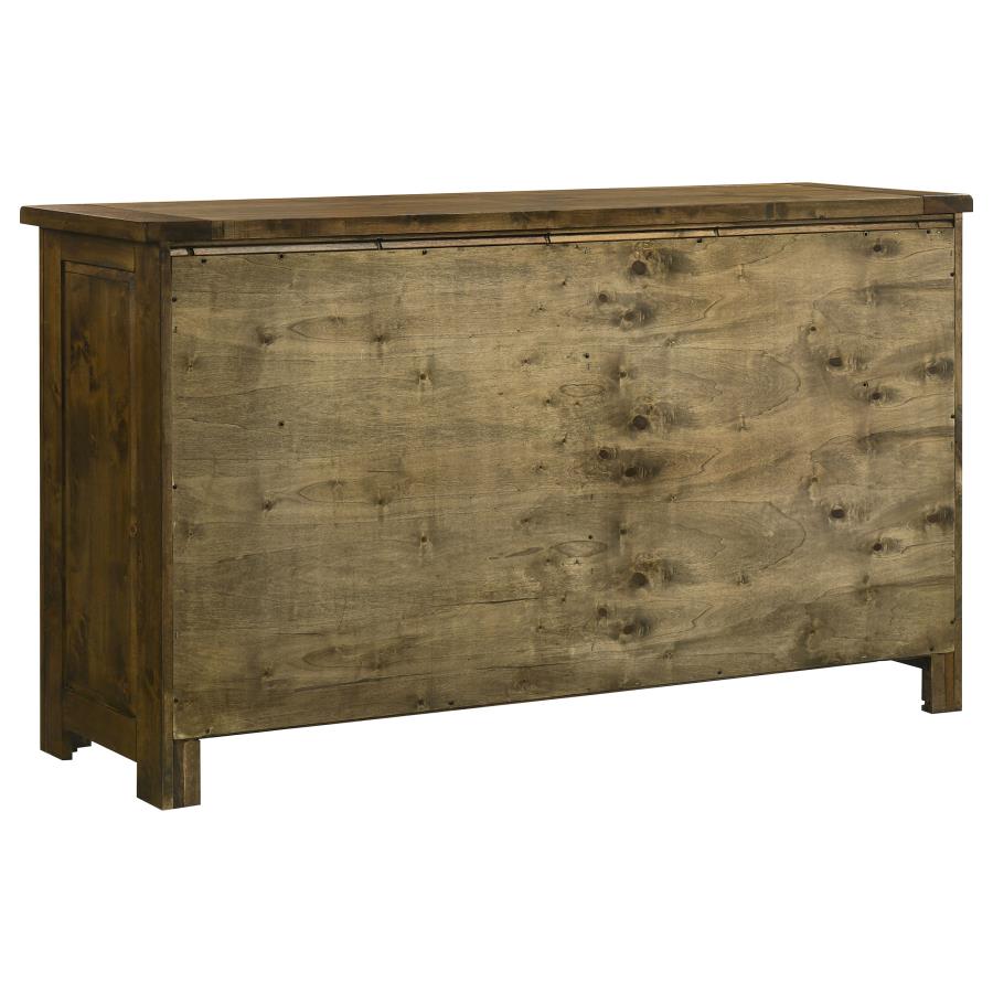 Doherty 5-piece Eastern King Bedroom Set Rustic Brown