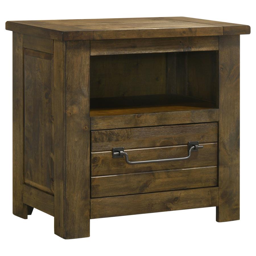 Doherty 4-piece Queen Bedroom Set Rustic Brown