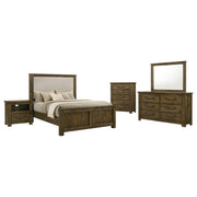 Doherty 5-piece Queen Bedroom Set Rustic Brown