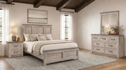 Nevado 4-Piece Queen Panel Bedroom Set Grey and Weathered Taupe