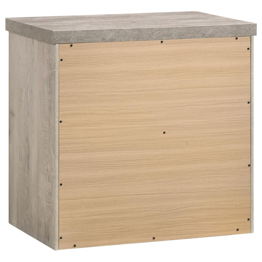 Nevado 4-Piece Queen Panel Bedroom Set Grey and Weathered Taupe