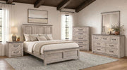 Nevado 5-Piece Queen Panel Bedroom Set Grey and Weathered Taupe