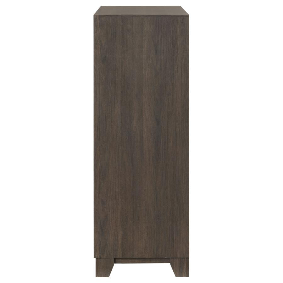 Farre 5-drawer Chest of Drawers Dark Brown