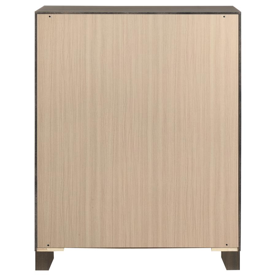 Farre 5-drawer Chest of Drawers Dark Brown