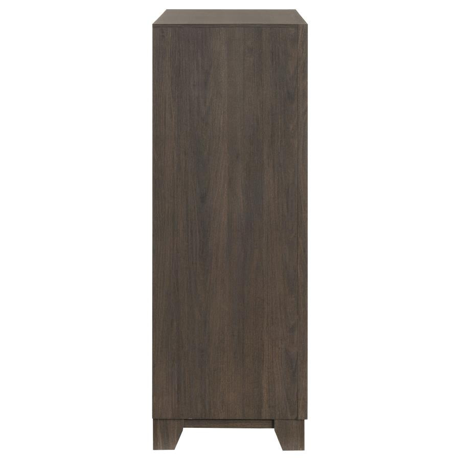 Farre 5-drawer Chest of Drawers Dark Brown