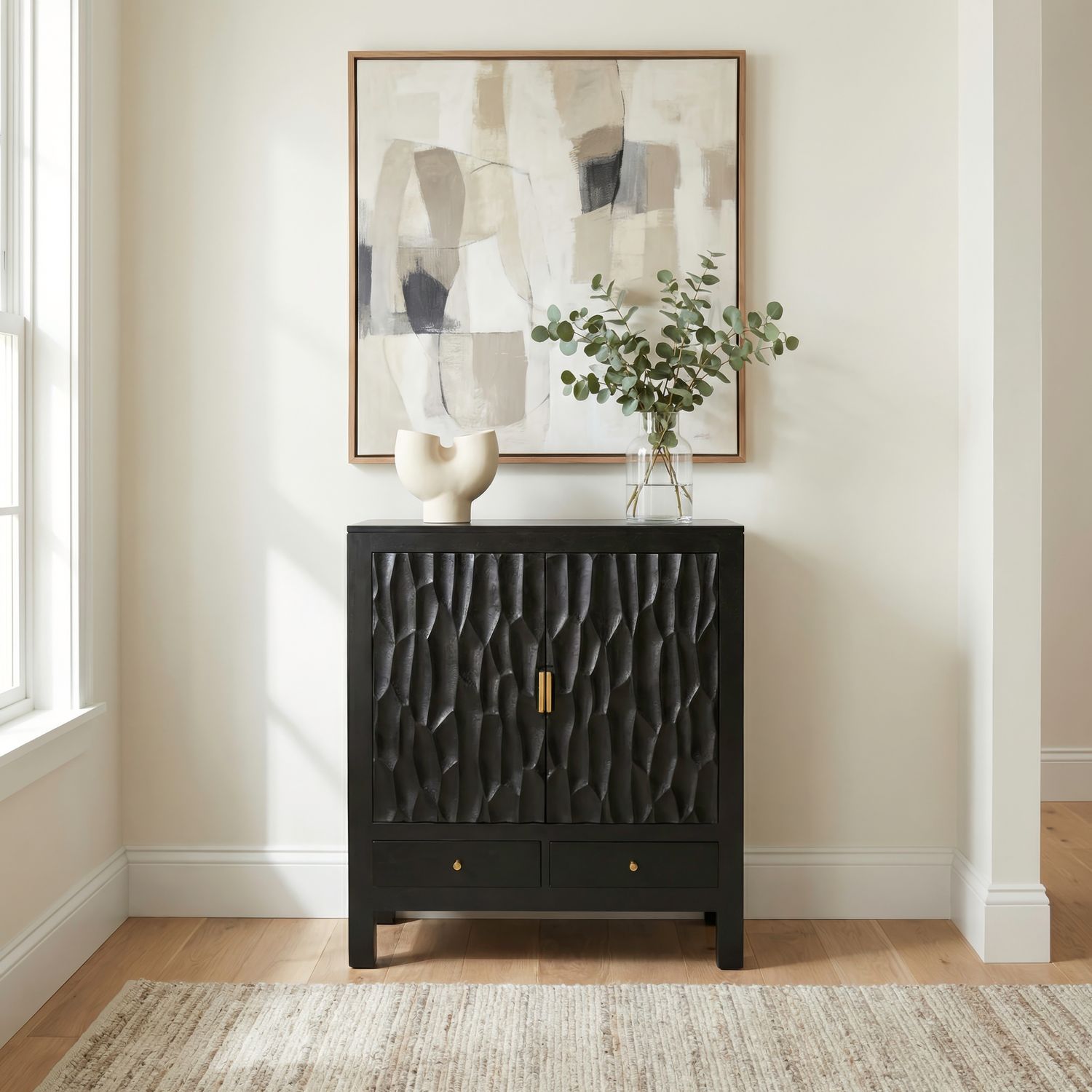 Obsidian 2 Door Accent Cabinet