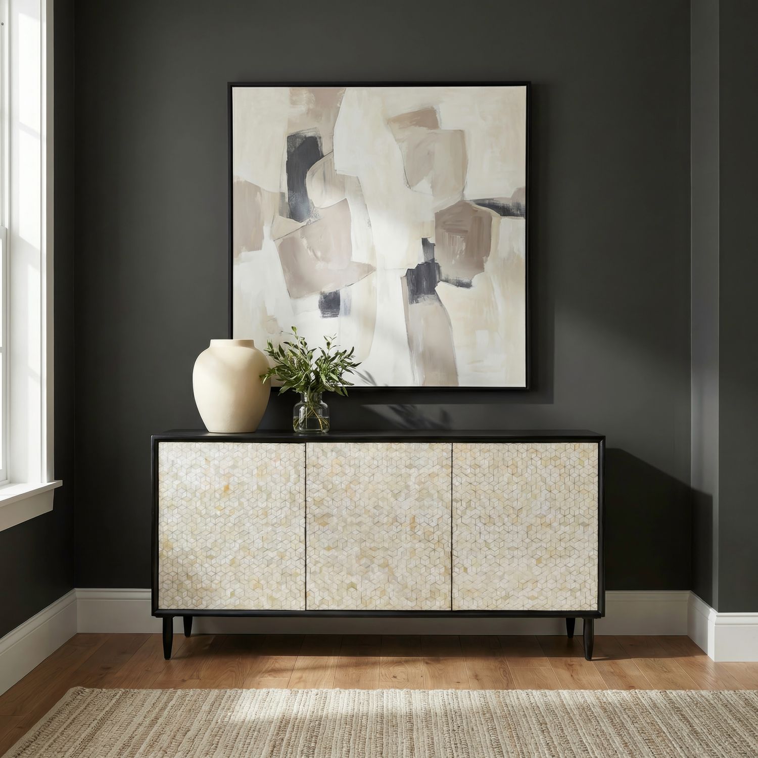 Prism 3 Door Accent Cabinet
