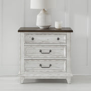 River Place 3 Drawer Nightstand with Charging Station