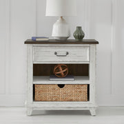 River Place Bedside Chest with Charging Station