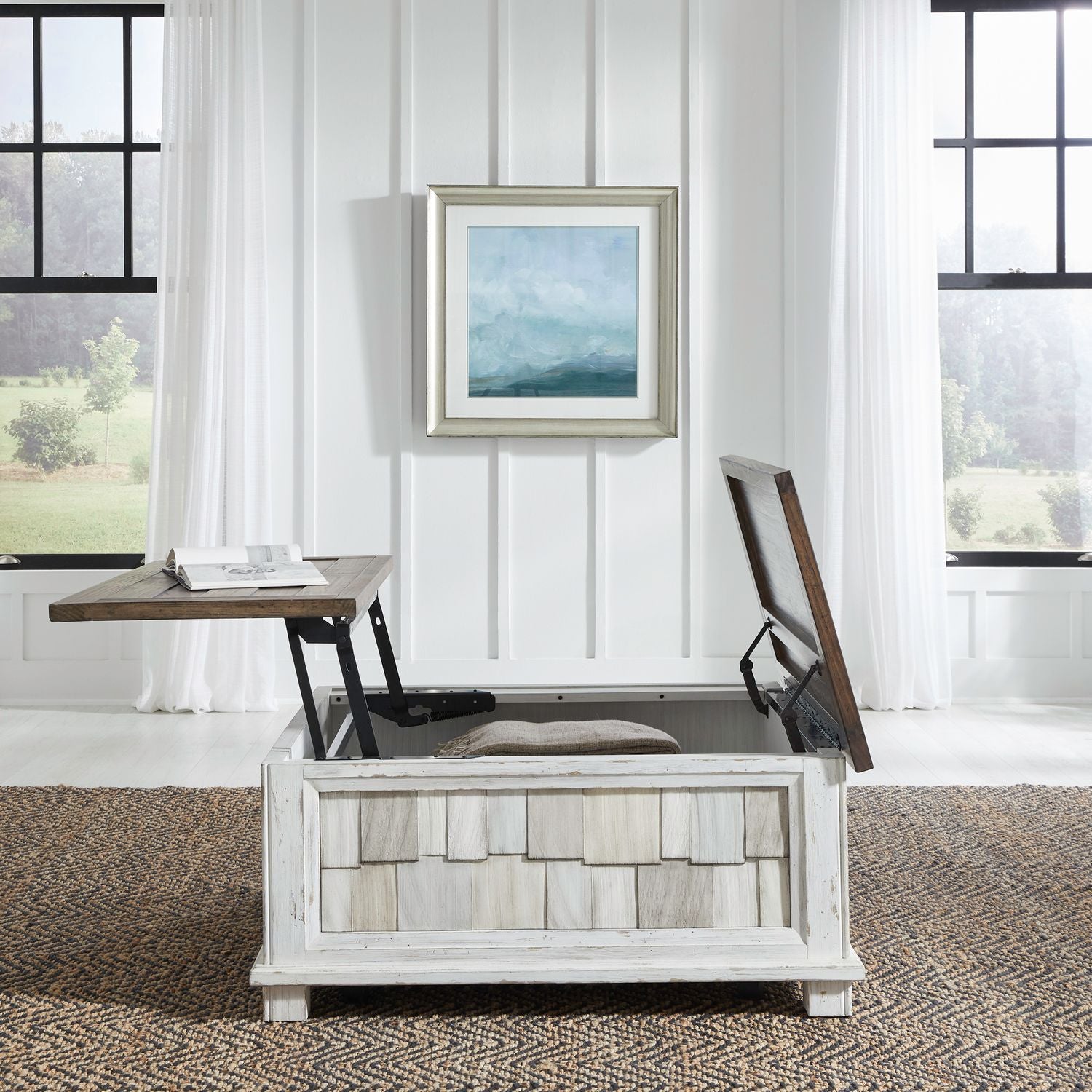 River Place Lift Top Storage Cocktail Table