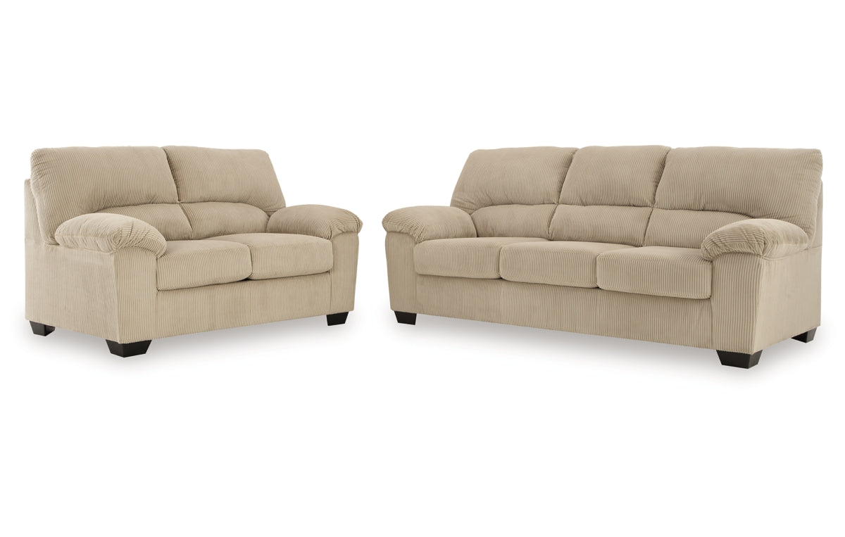 SimpleJoy Sofa and Loveseat