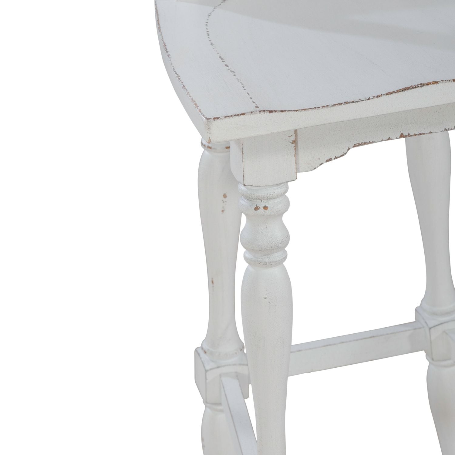 Magnolia Manor Ladderback Swivel Bar Stool