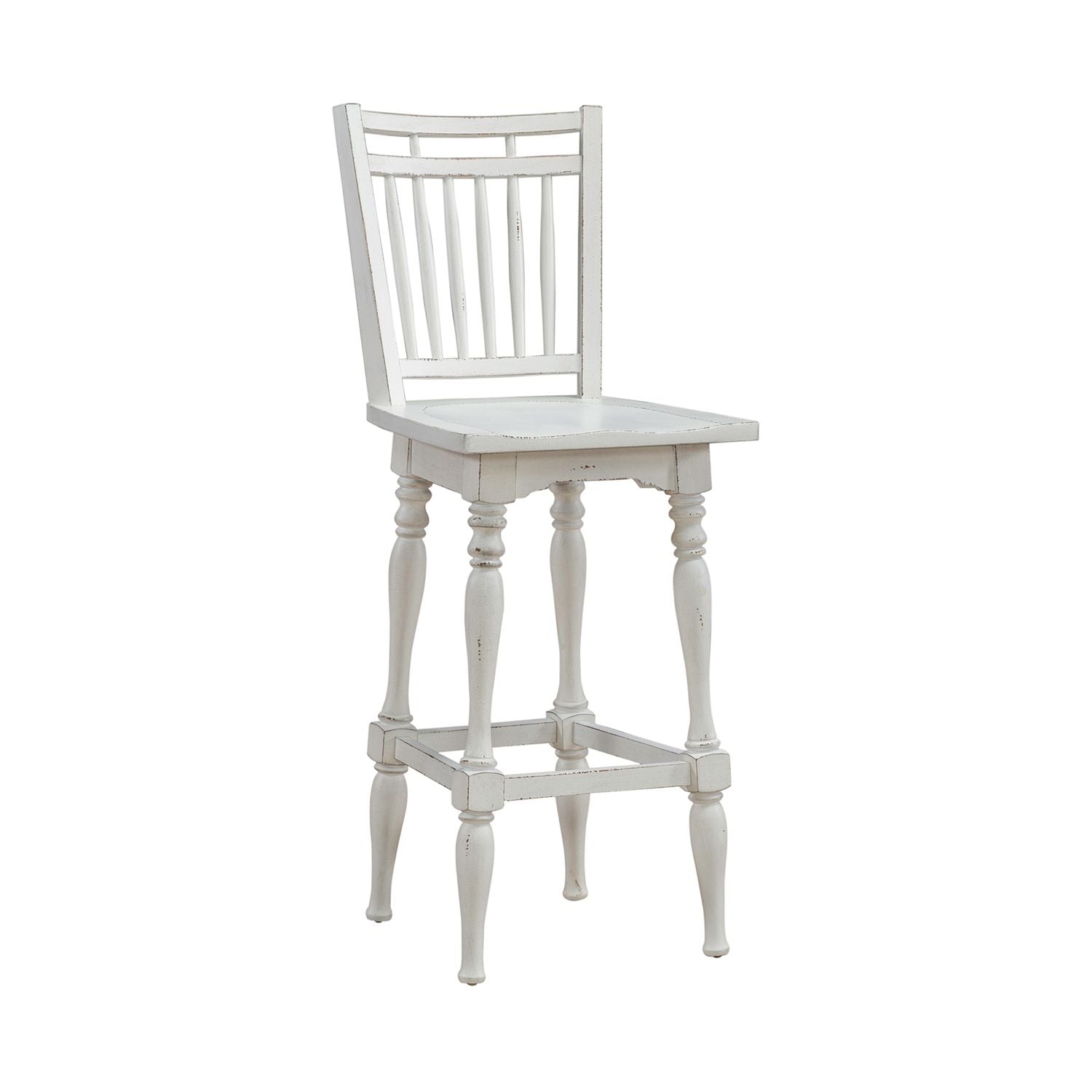 Magnolia Manor Spindle Back Swivel Bar Stool