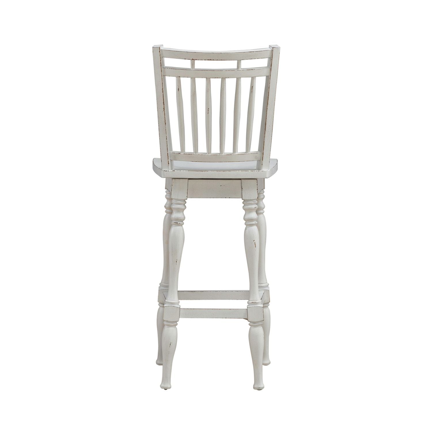 Magnolia Manor Spindle Back Swivel Bar Stool