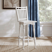 Magnolia Manor Spindle Back Swivel Bar Stool