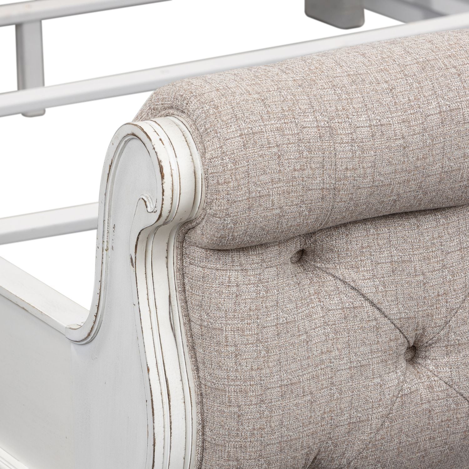 Magnolia Manor King Upholstery Sleigh Bed