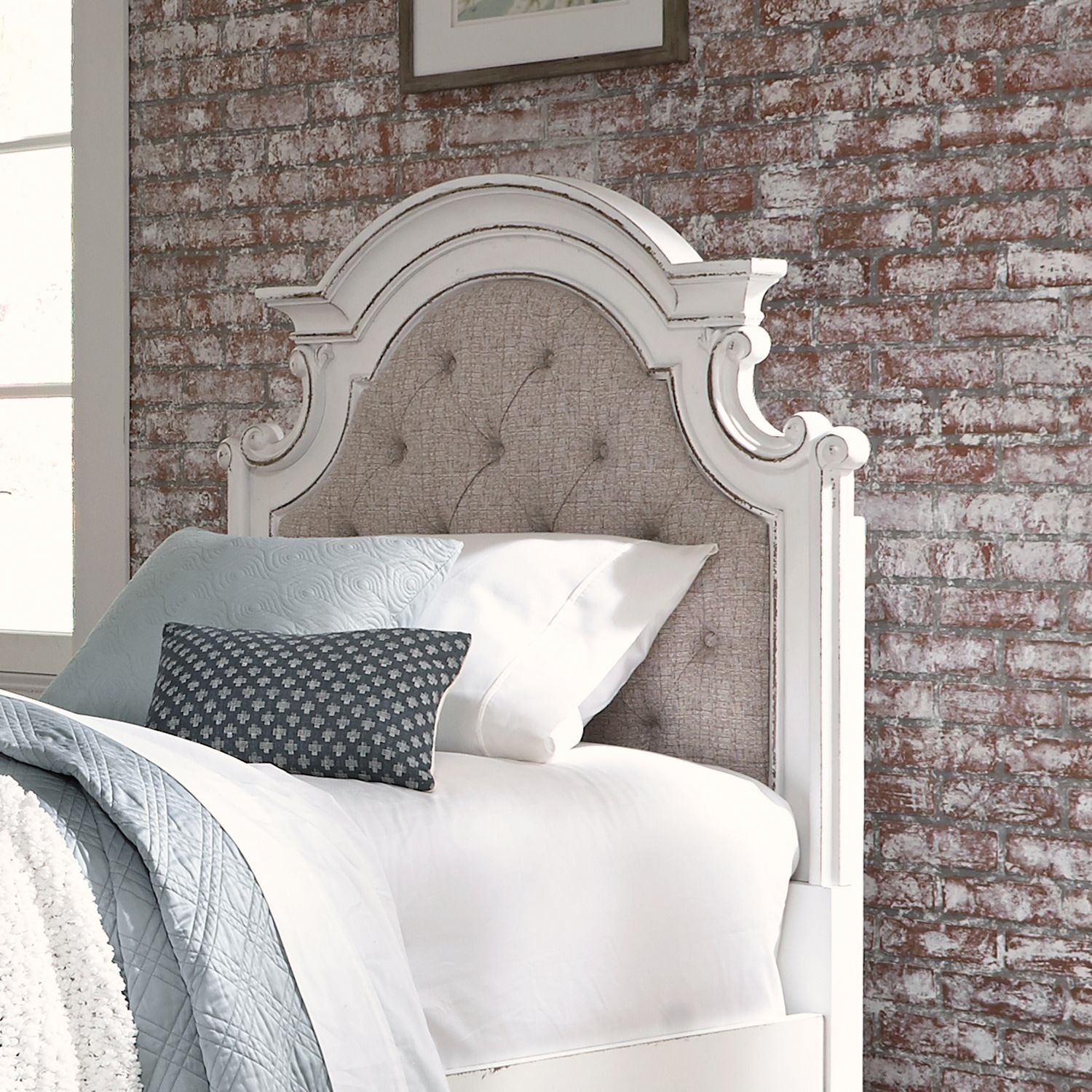 Magnolia Manor Full Upholstery Panel Headboard