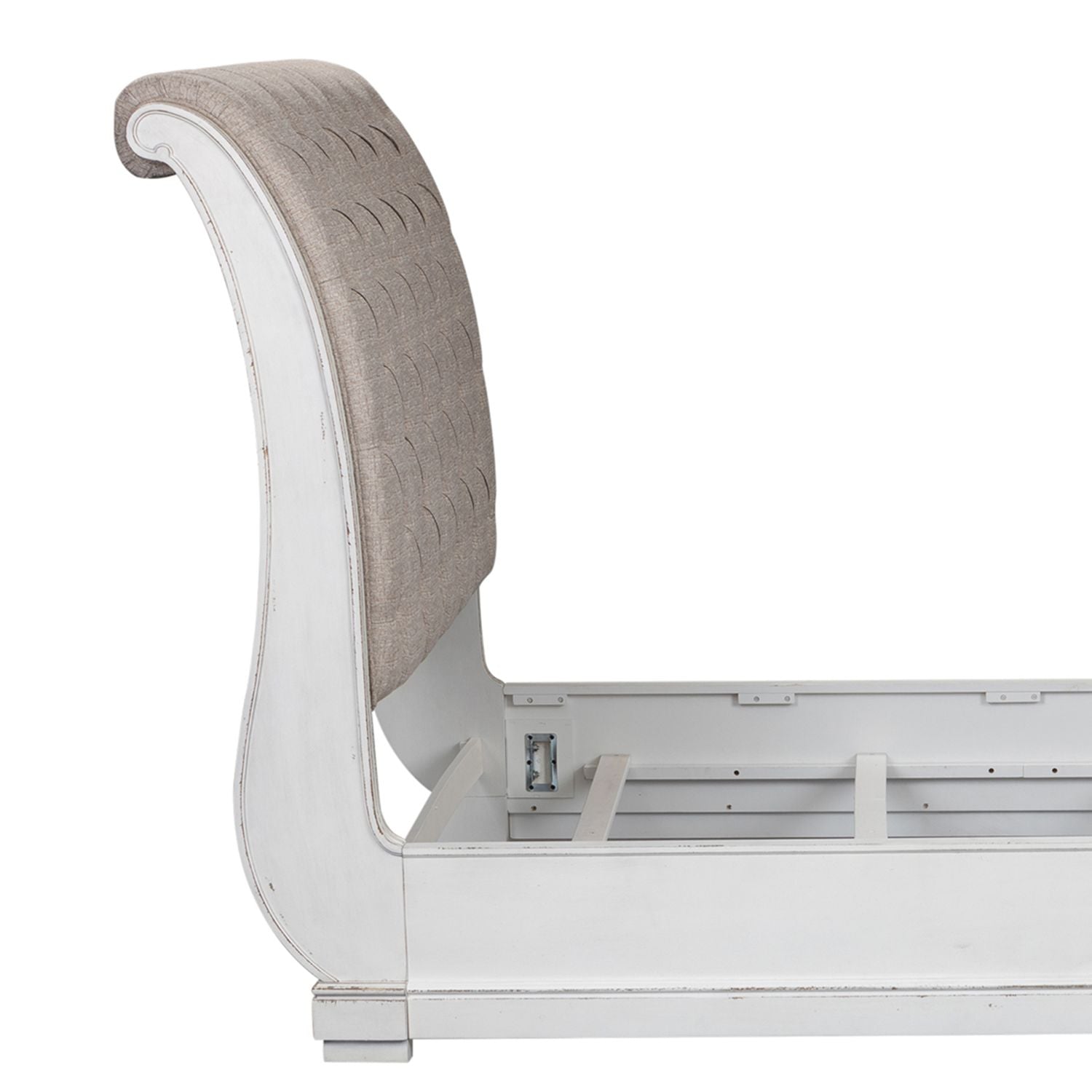 Magnolia Manor King Upholstery Sleigh Headboard