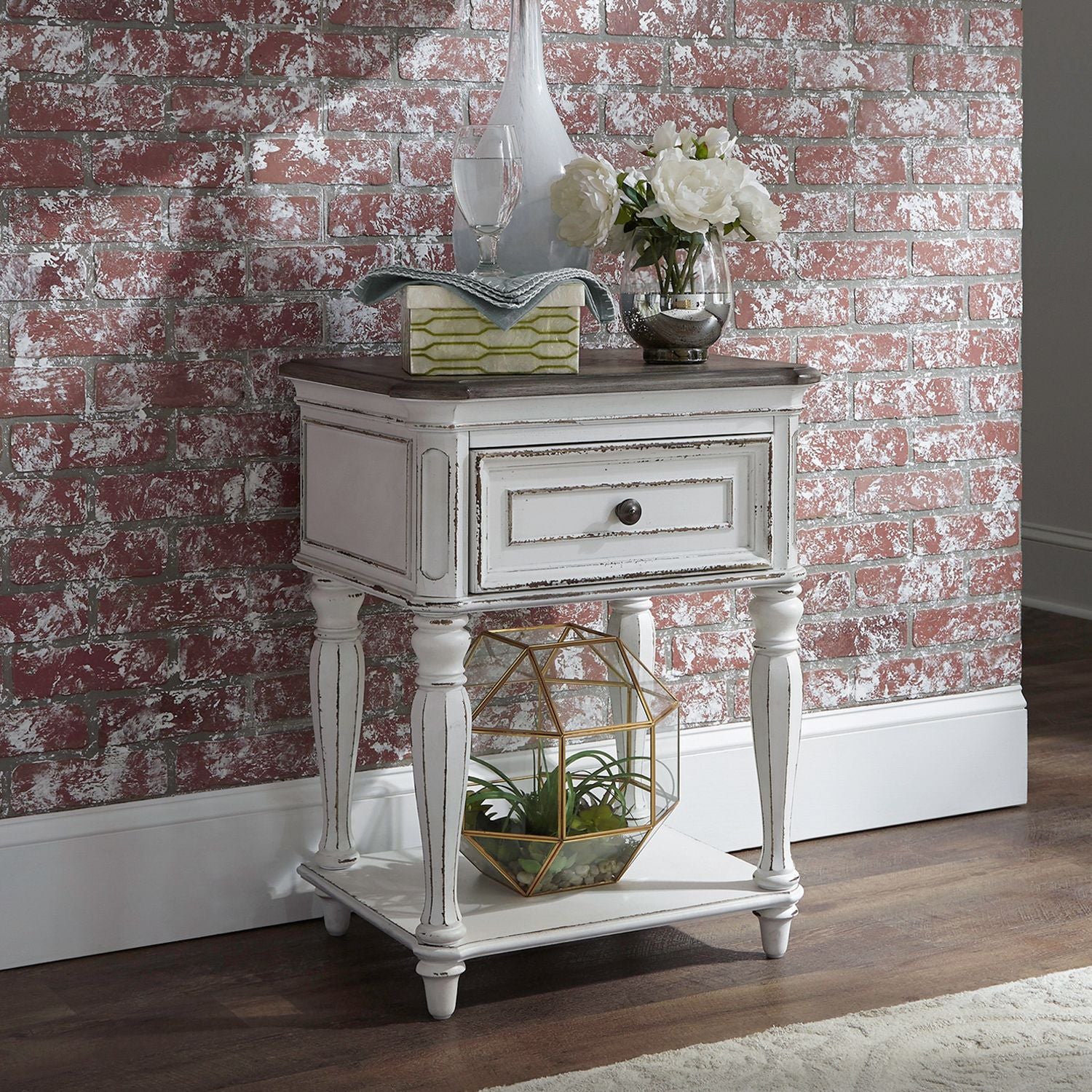 Magnolia Manor Leg Nightstand