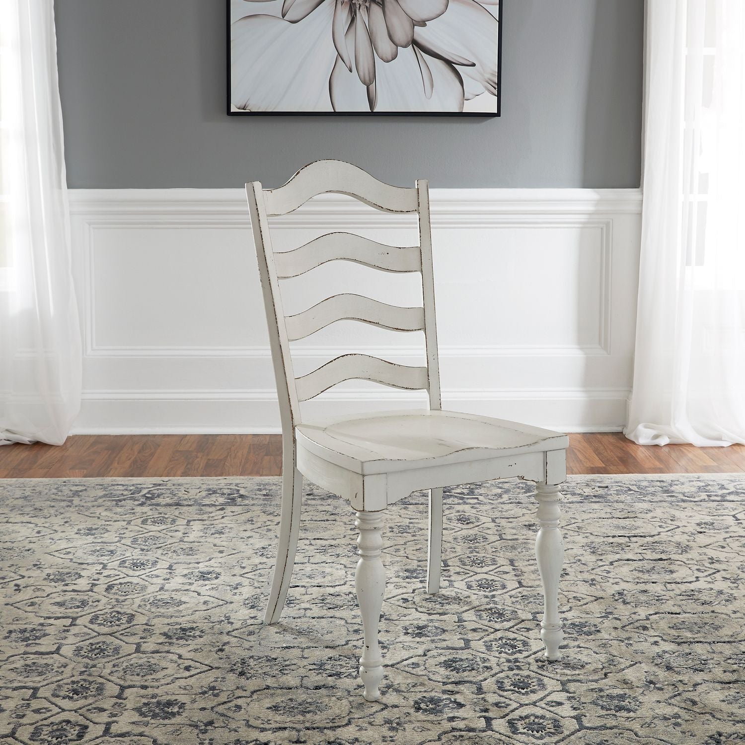 Magnolia Manor 7 Piece Leg Table Set