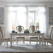 Magnolia Manor 5 Piece Leg Table Set