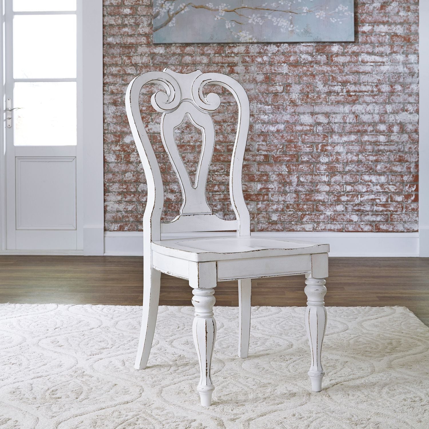 Magnolia Manor Opt 5 Piece Leg Table Set