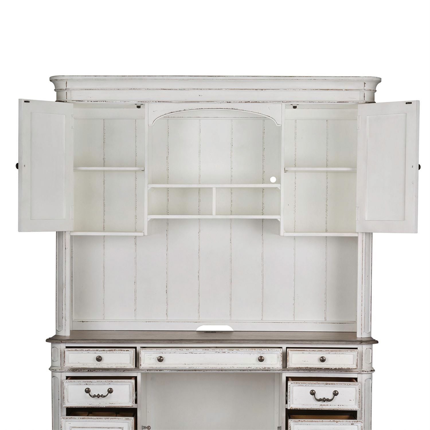 Magnolia Manor Jr Executive Credenza Hutch
