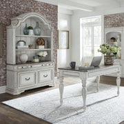 Magnolia Manor 3 Piece Desk & Hutch Set