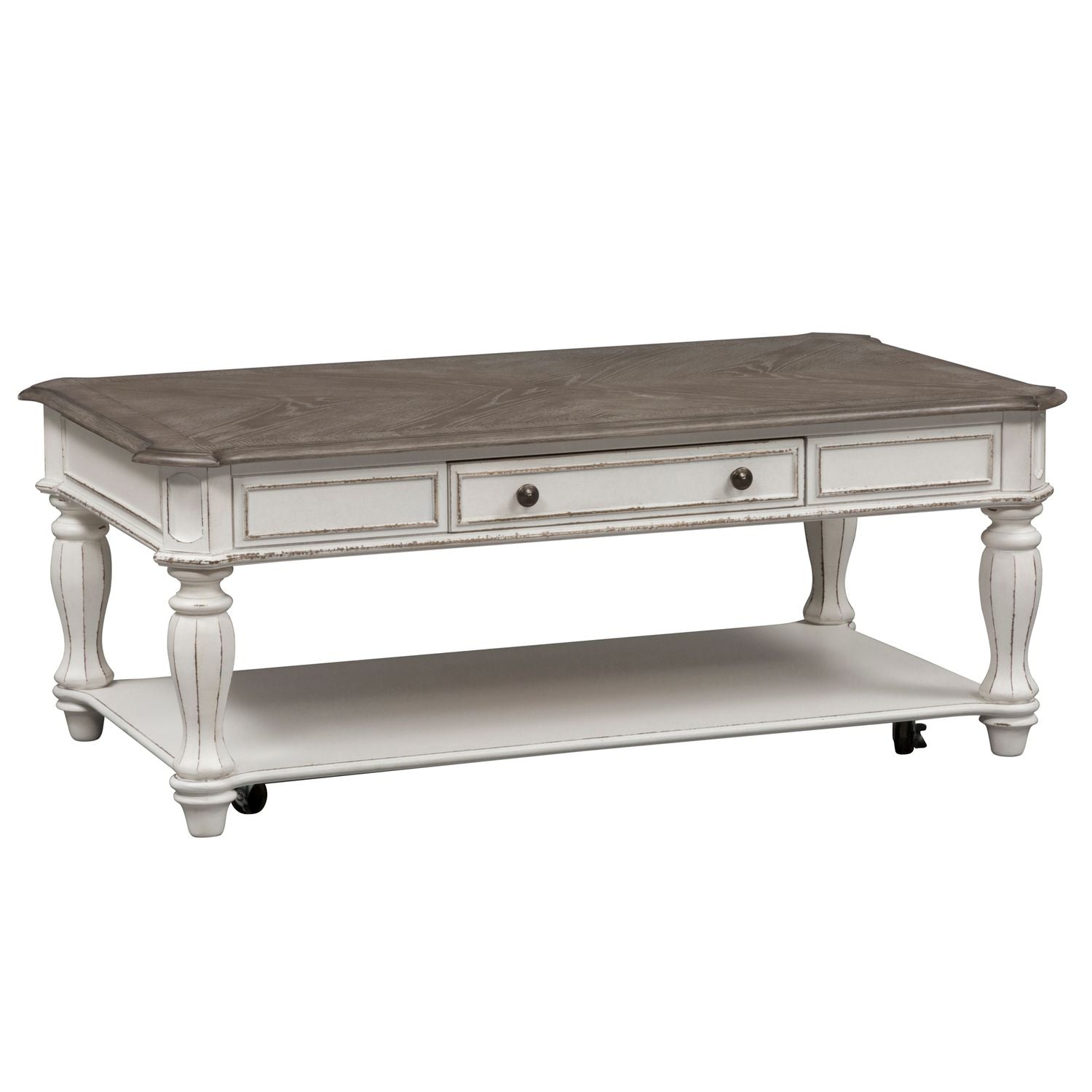 Magnolia Manor 3 Piece Set (1-Cocktail 2-End Tables)