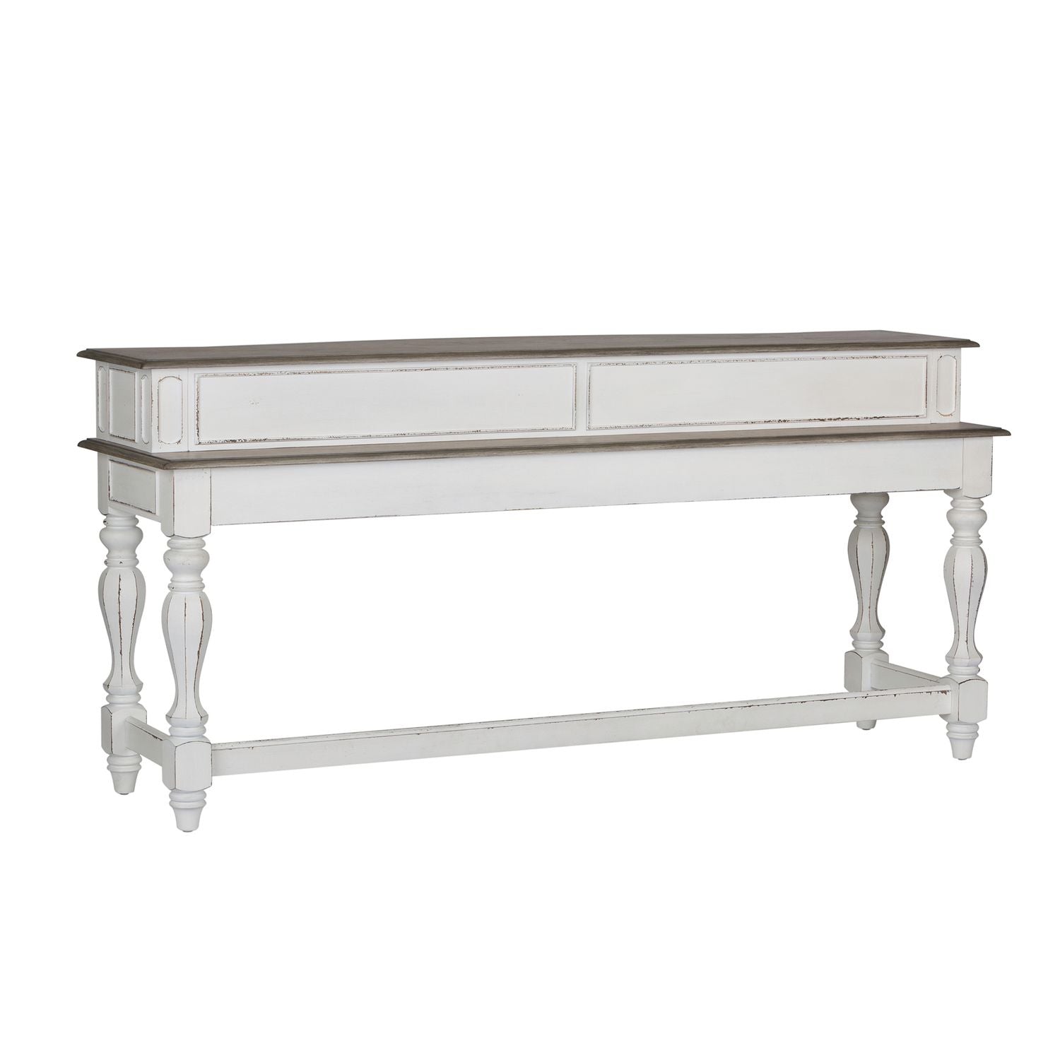 Magnolia Manor 4 Piece Console Set (1-Console 3-Stools)