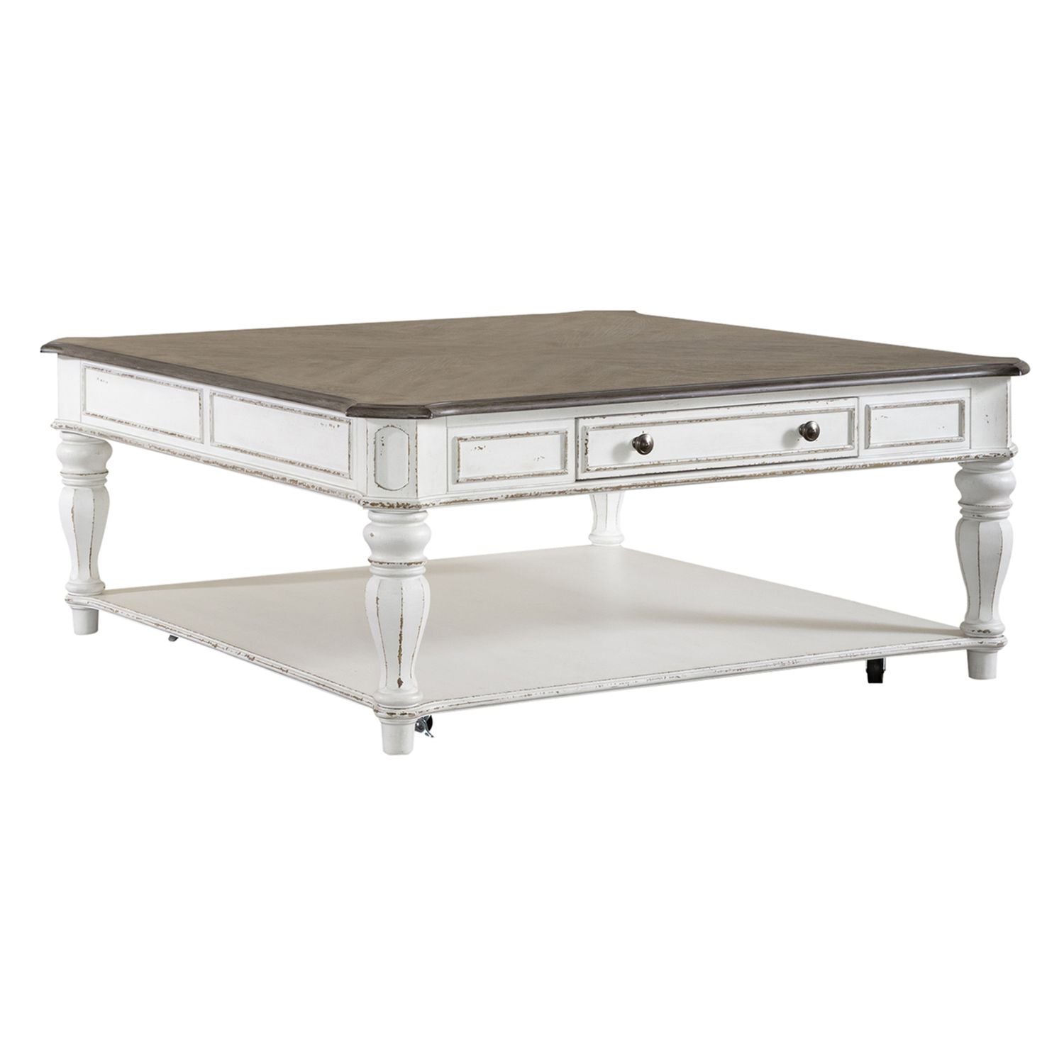 Magnolia Manor 3 Piece Set (1-Cocktail 2-End Tables)