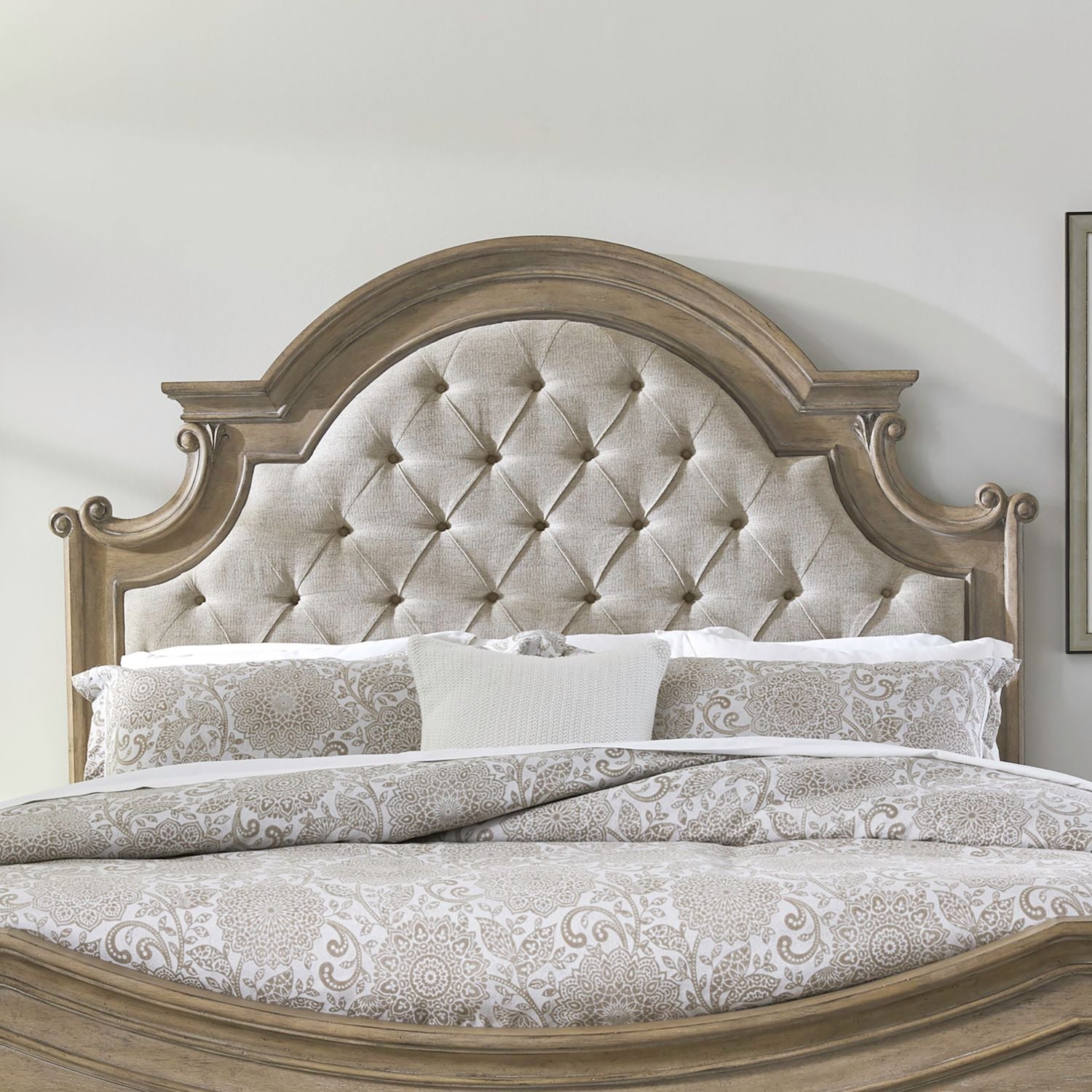 Magnolia Manor King Upholstery Panel Headboard