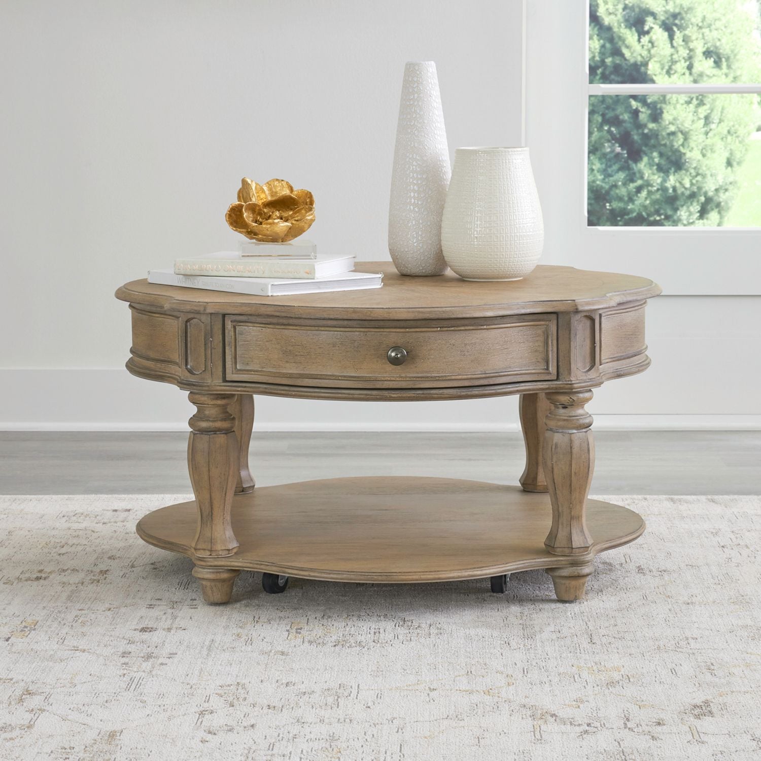 Magnolia Manor Round Cocktail Table