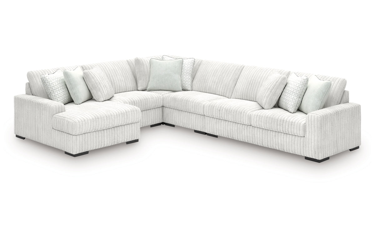 Stupendous 5-Piece Sectional with Chaise