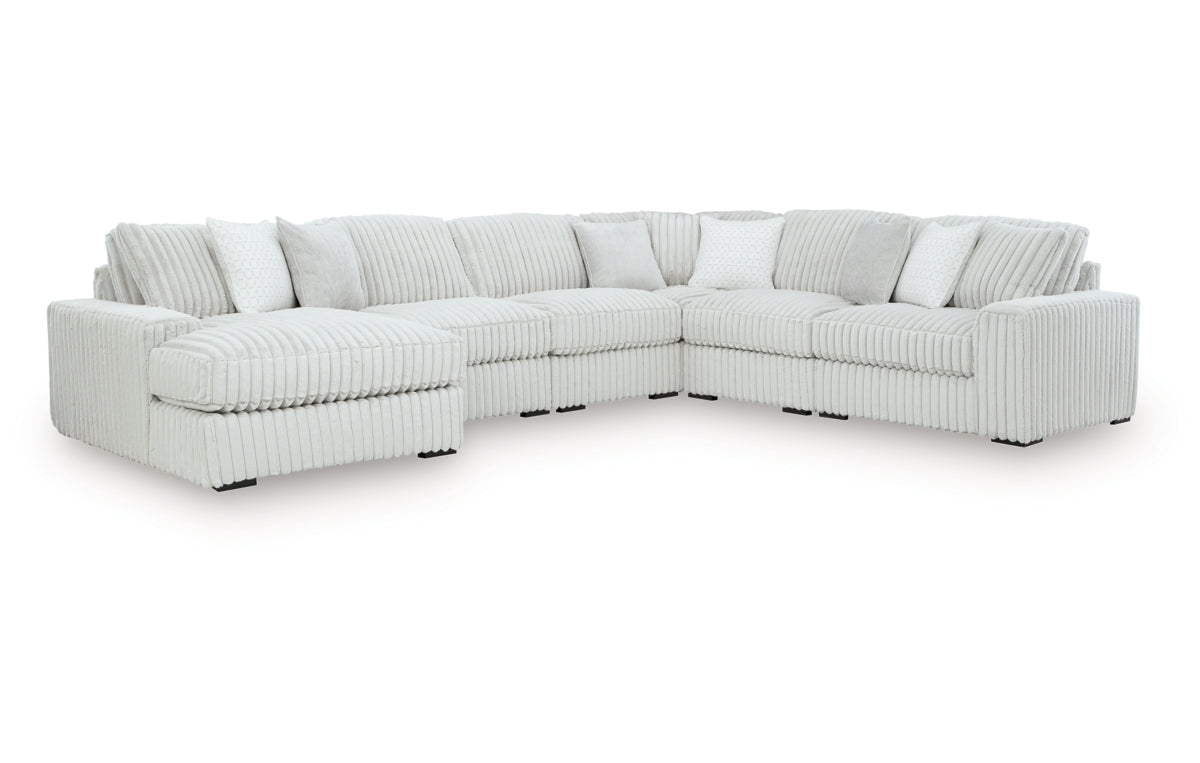 Stupendous 6-Piece Sectional with Chaise