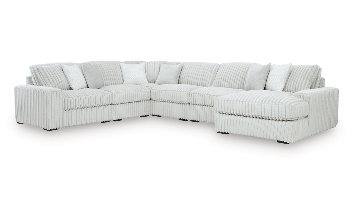 Stupendous 6-Piece Sectional with Chaise