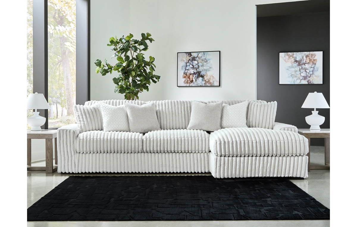 Stupendous 2-Piece Sectional with Chaise