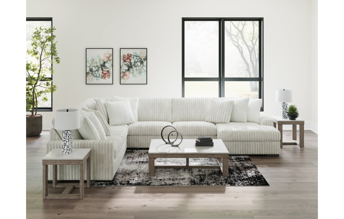 Stupendous 5-Piece Sectional with Chaise