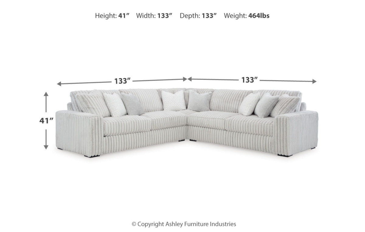 Stupendous 3-Piece Sectional