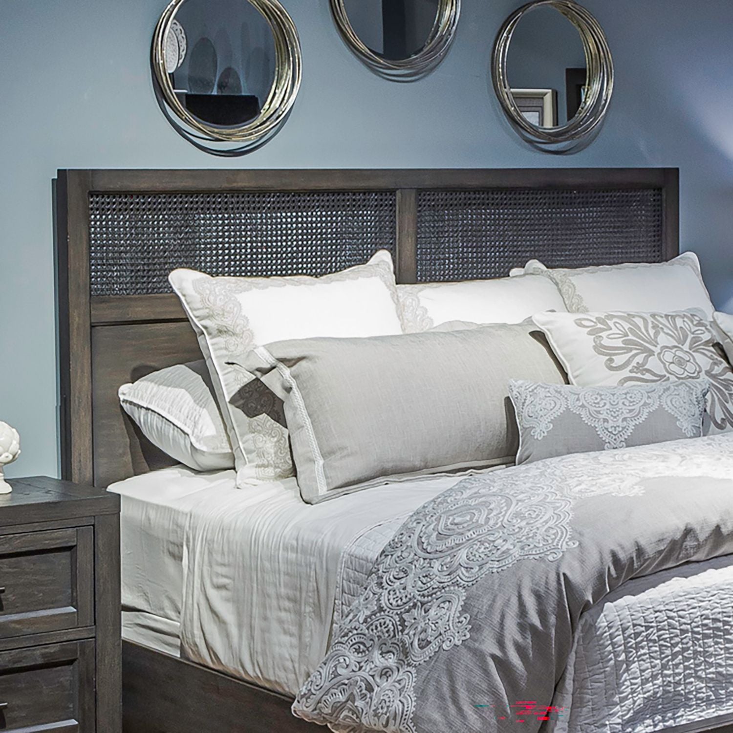 Caruso Heights King Cane Panel Headboard