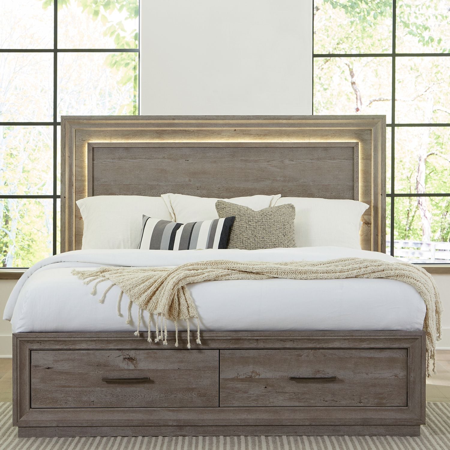 Horizons King Storage Bed