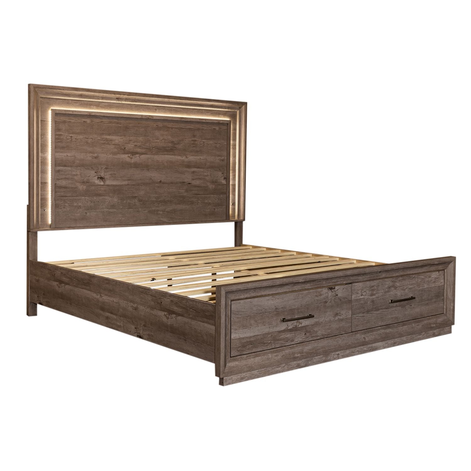 Horizons Queen Storage Bed, Dresser & Mirror