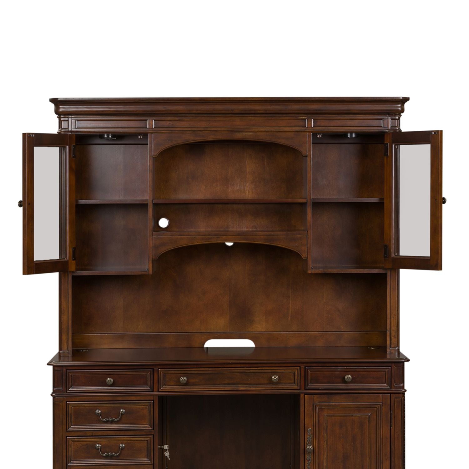 Brayton Manor Jr Executive Credenza Hutch